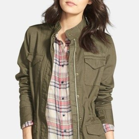 hinge Jackets & Blazers - HINGE Utility Jacket Navy Green Vintage Expedition